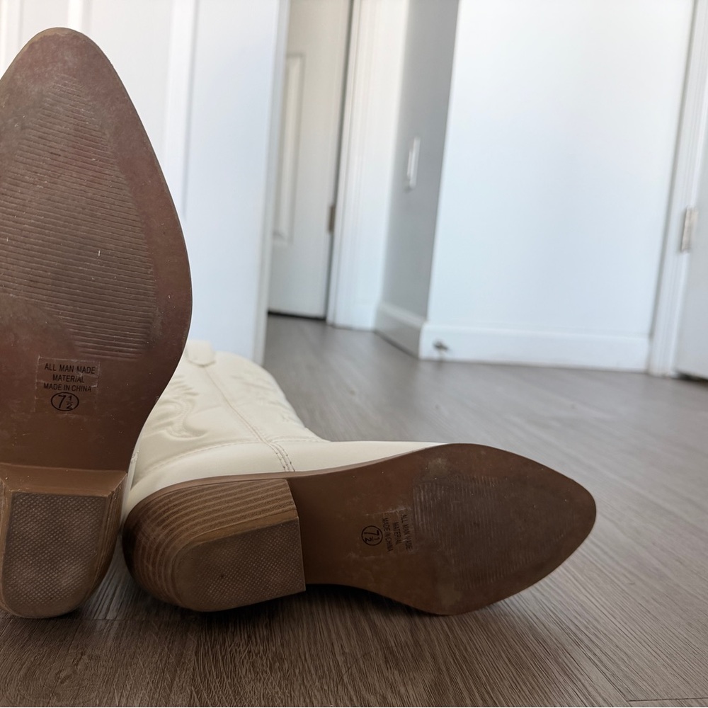 White Cowboy Boots Western - Picture 5 of 5